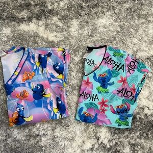 Disney scrub tops
